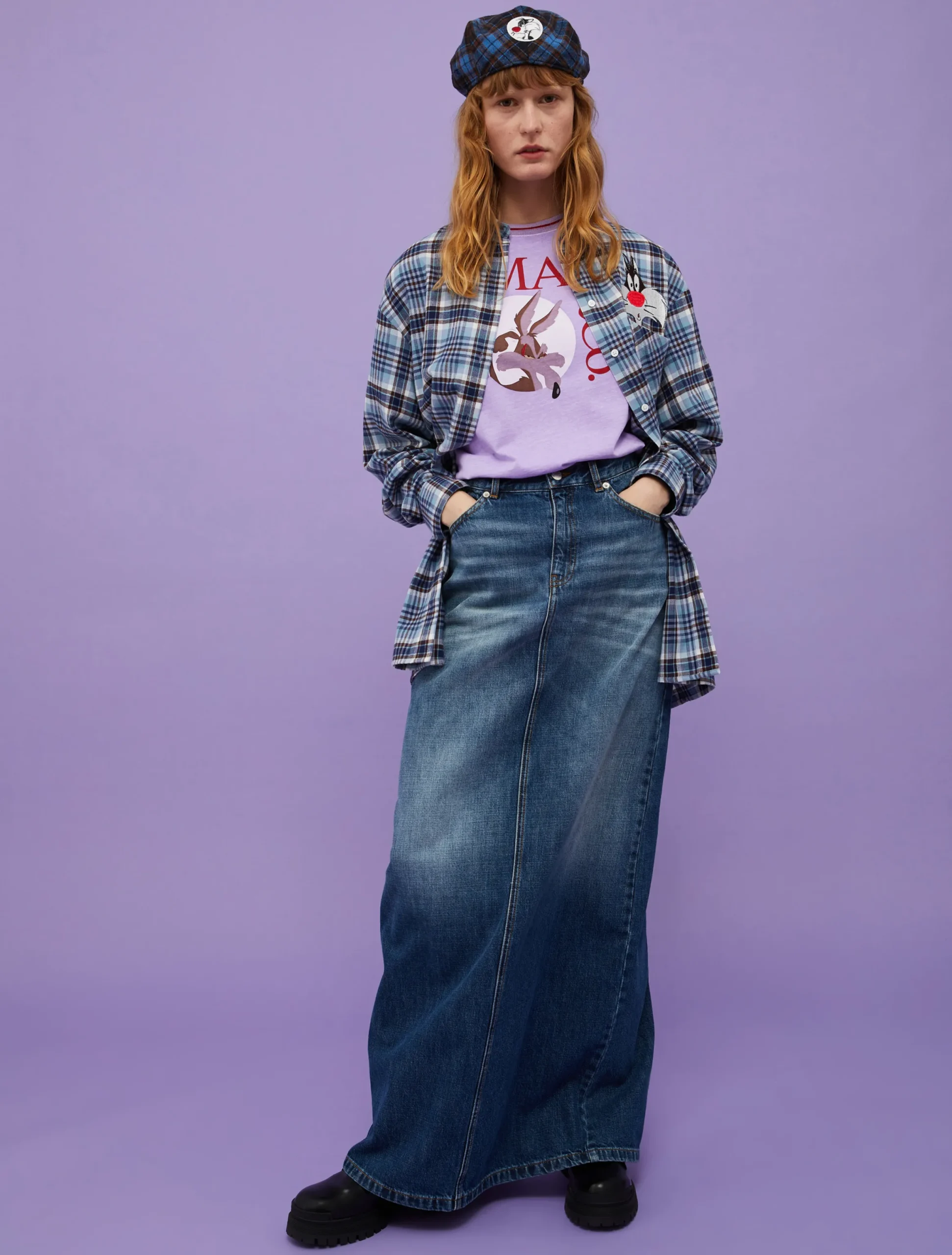 Logo-print T-shirt MAX&Co. with Looney Tunes