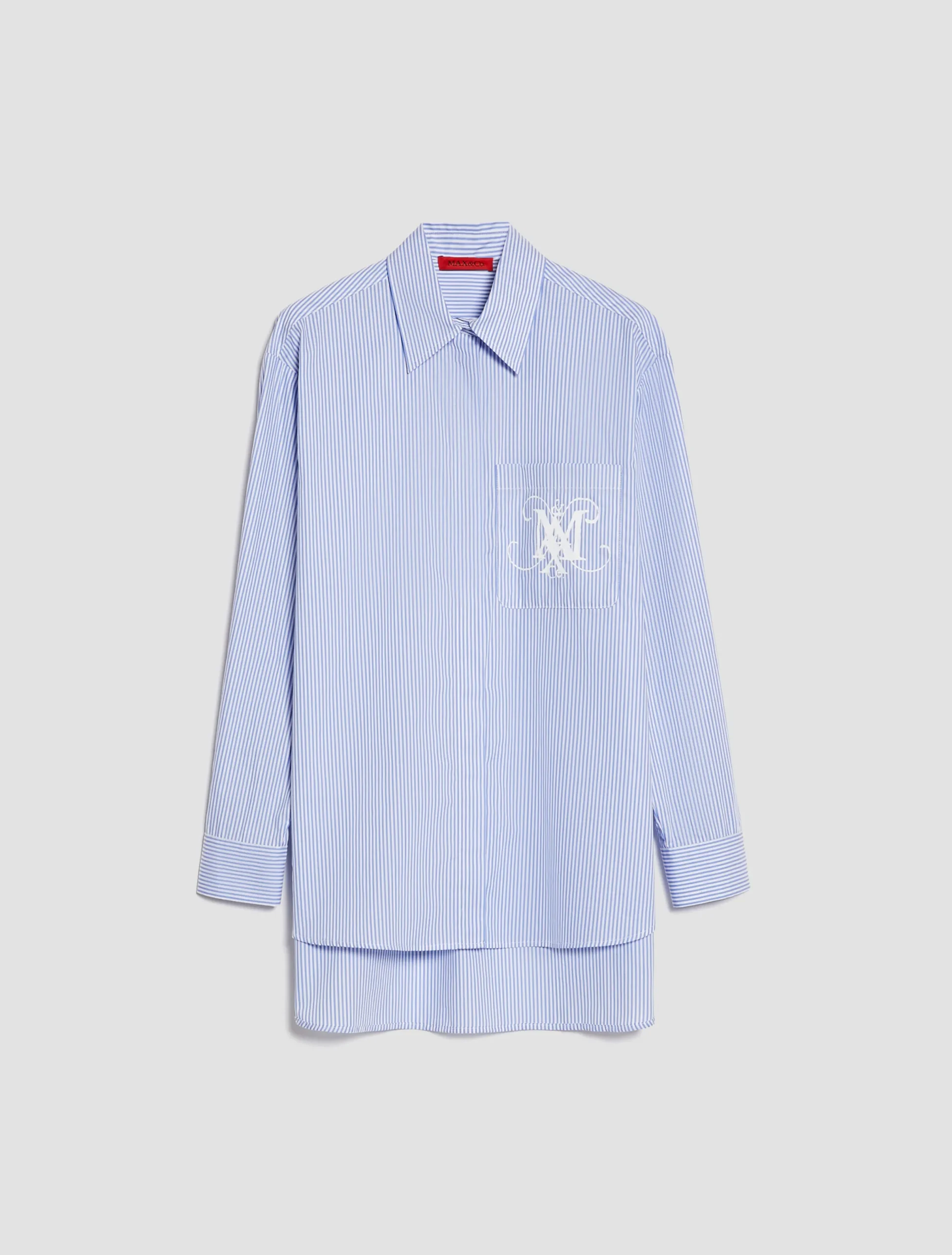 Longline hand-painted shirt