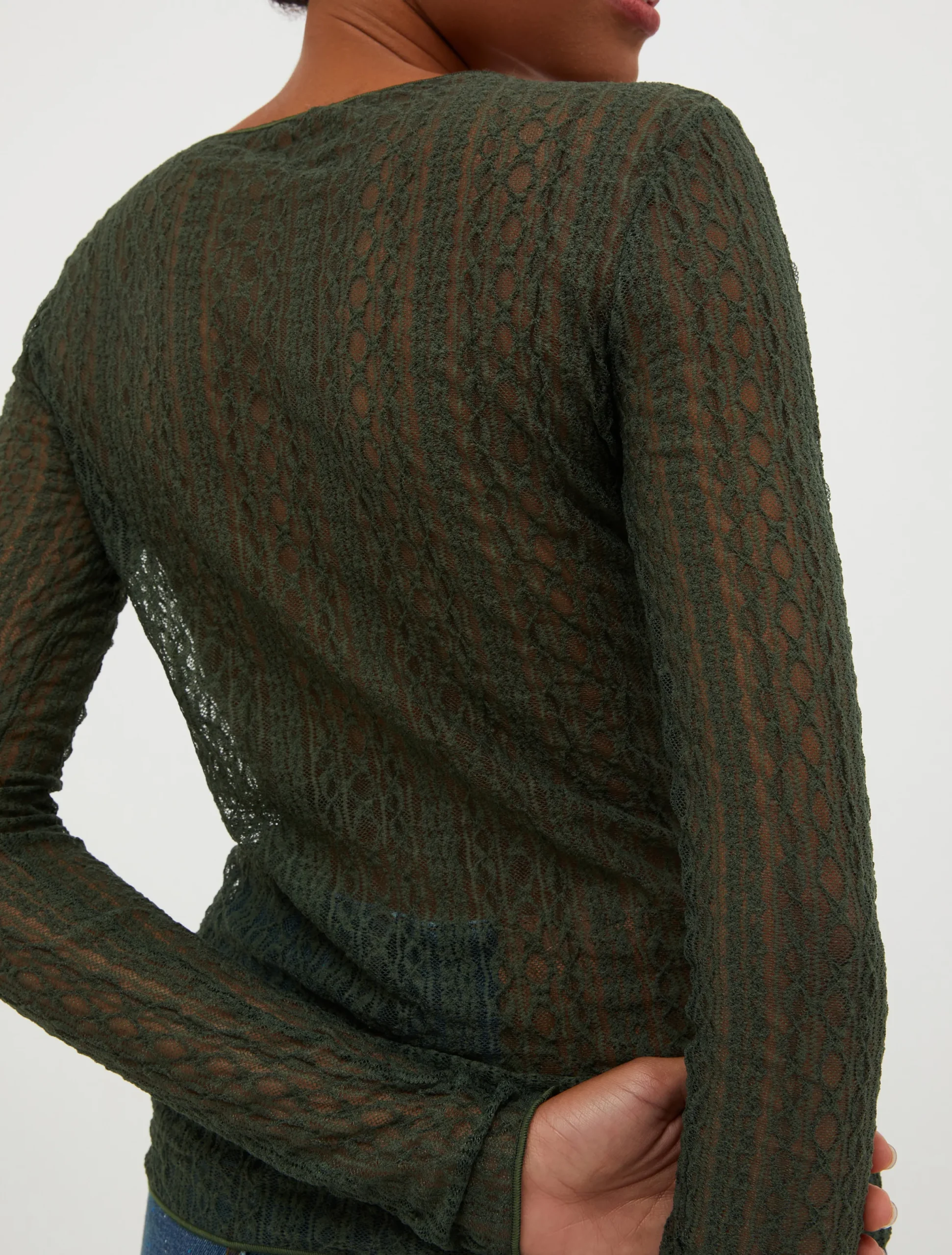 Long-sleeved jersey T-shirt