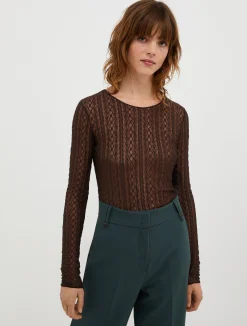 Long-sleeved jersey T-shirt