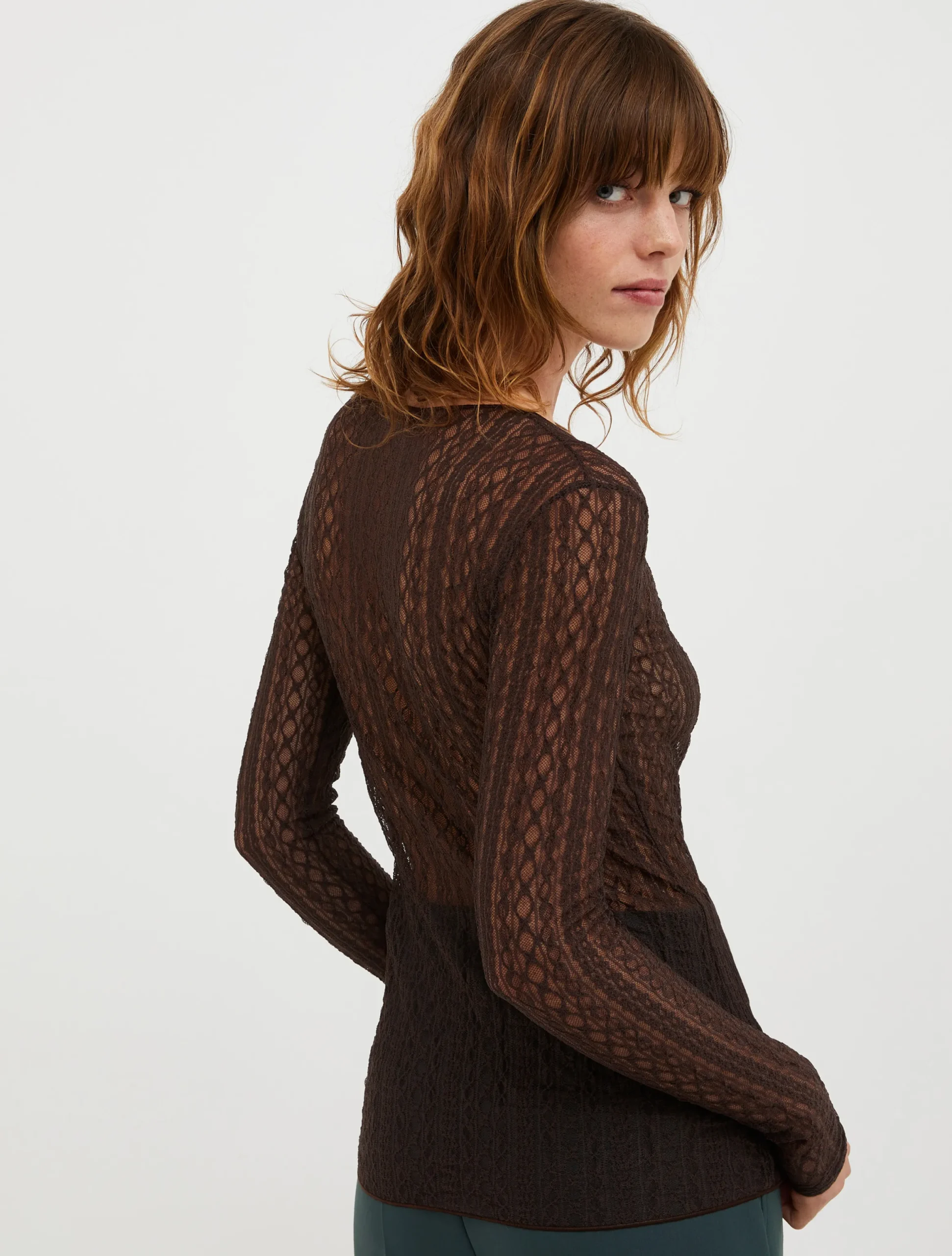 Long-sleeved jersey T-shirt