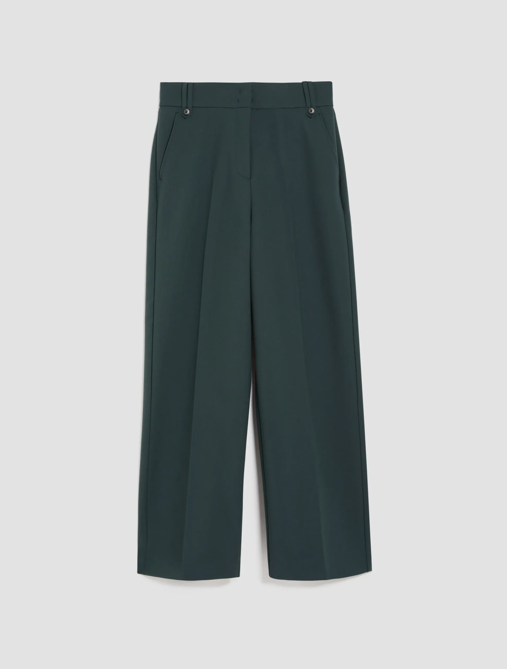 Loose-fit canvas trousers