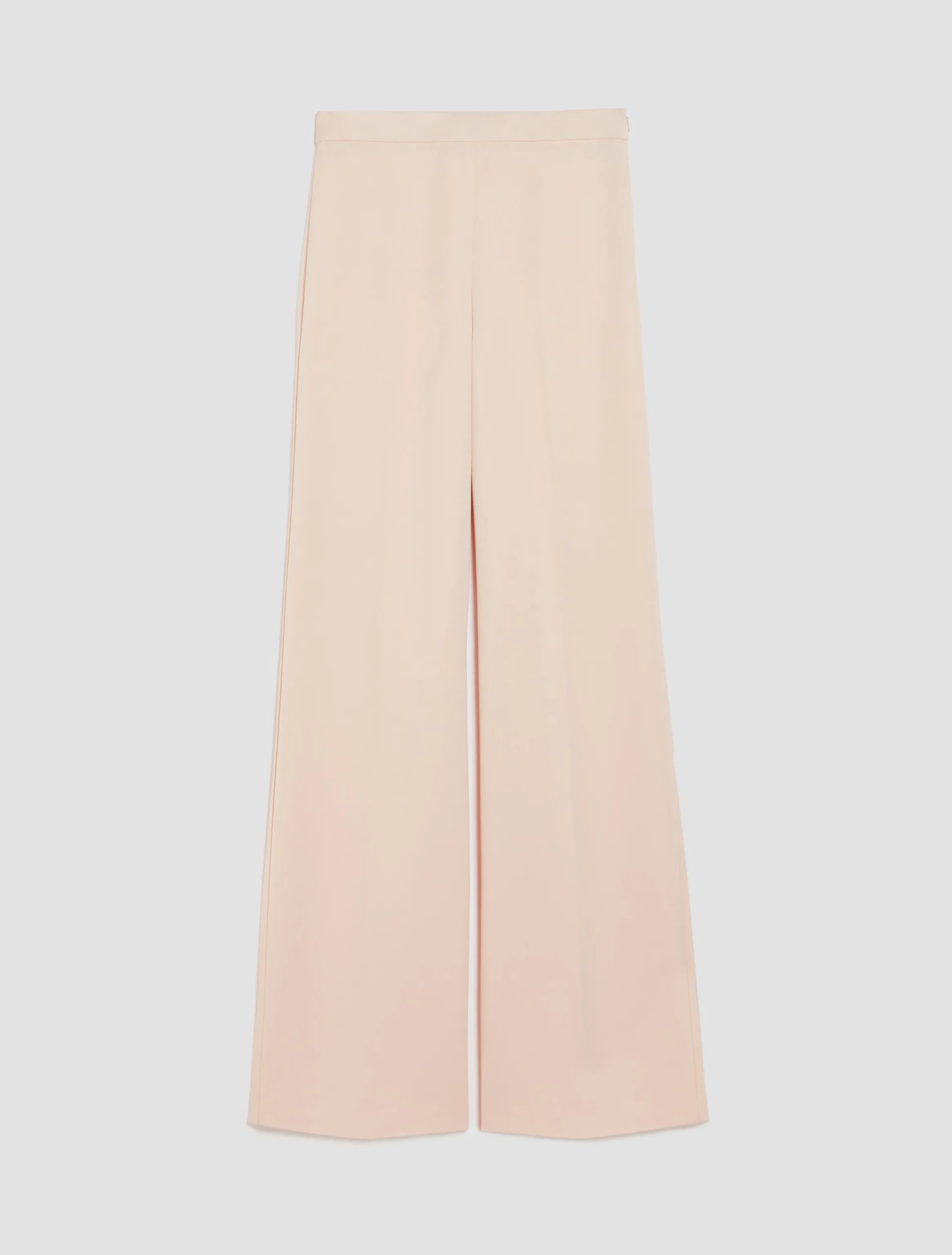Loose-fit satin trousers