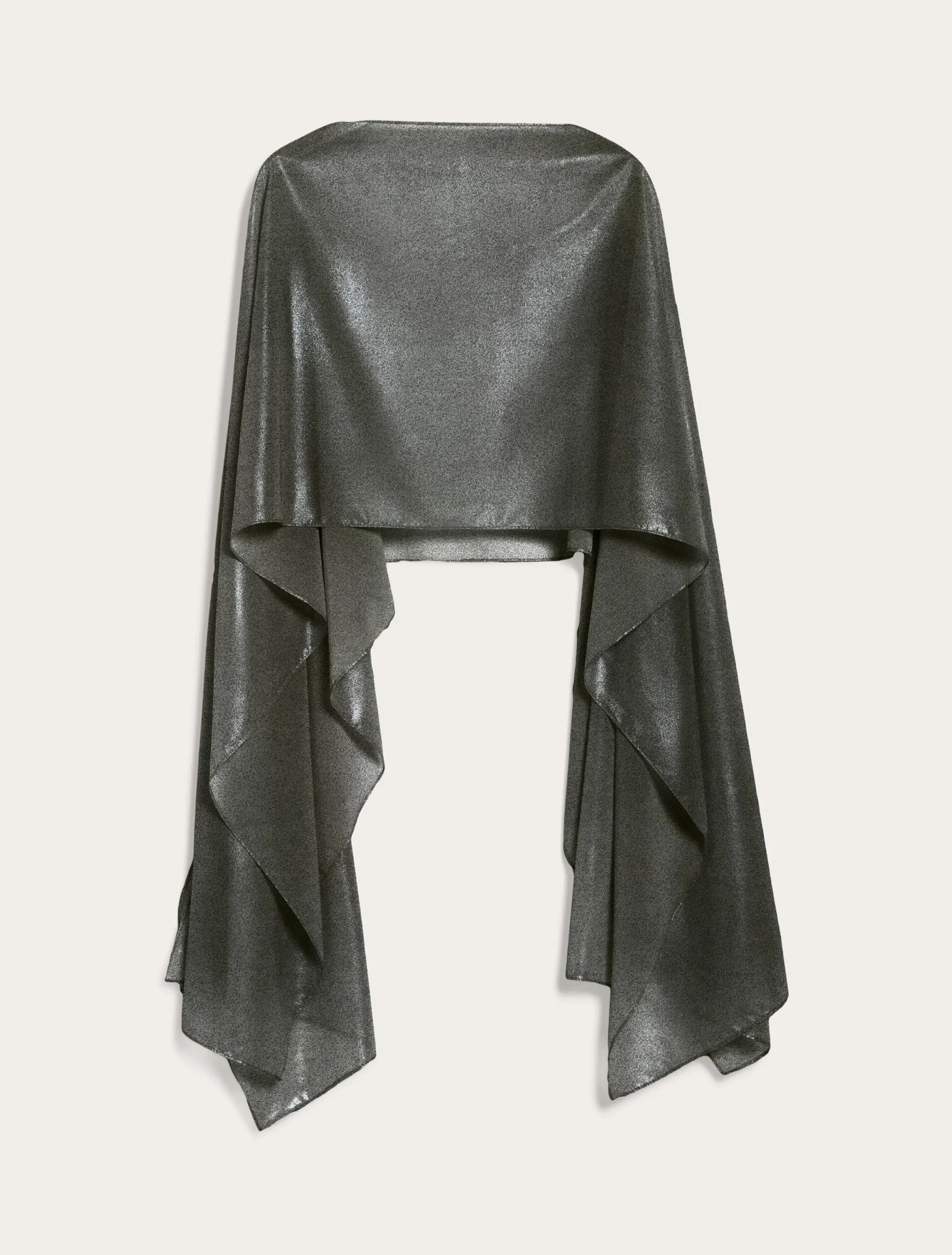 Lurex voile shrug