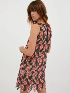 Macramé tunic dress