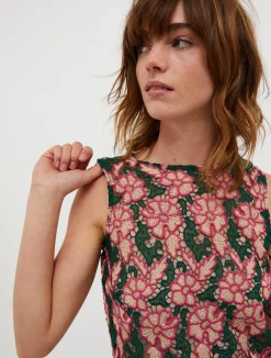 Macramé tunic dress