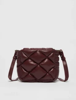 Matelassé nappa-leather mini bag