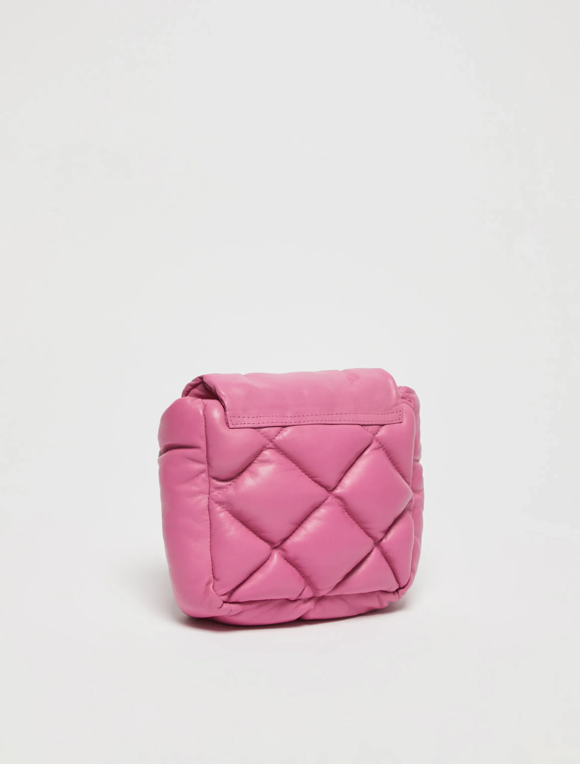 Matelassé nappa-leather mini bag