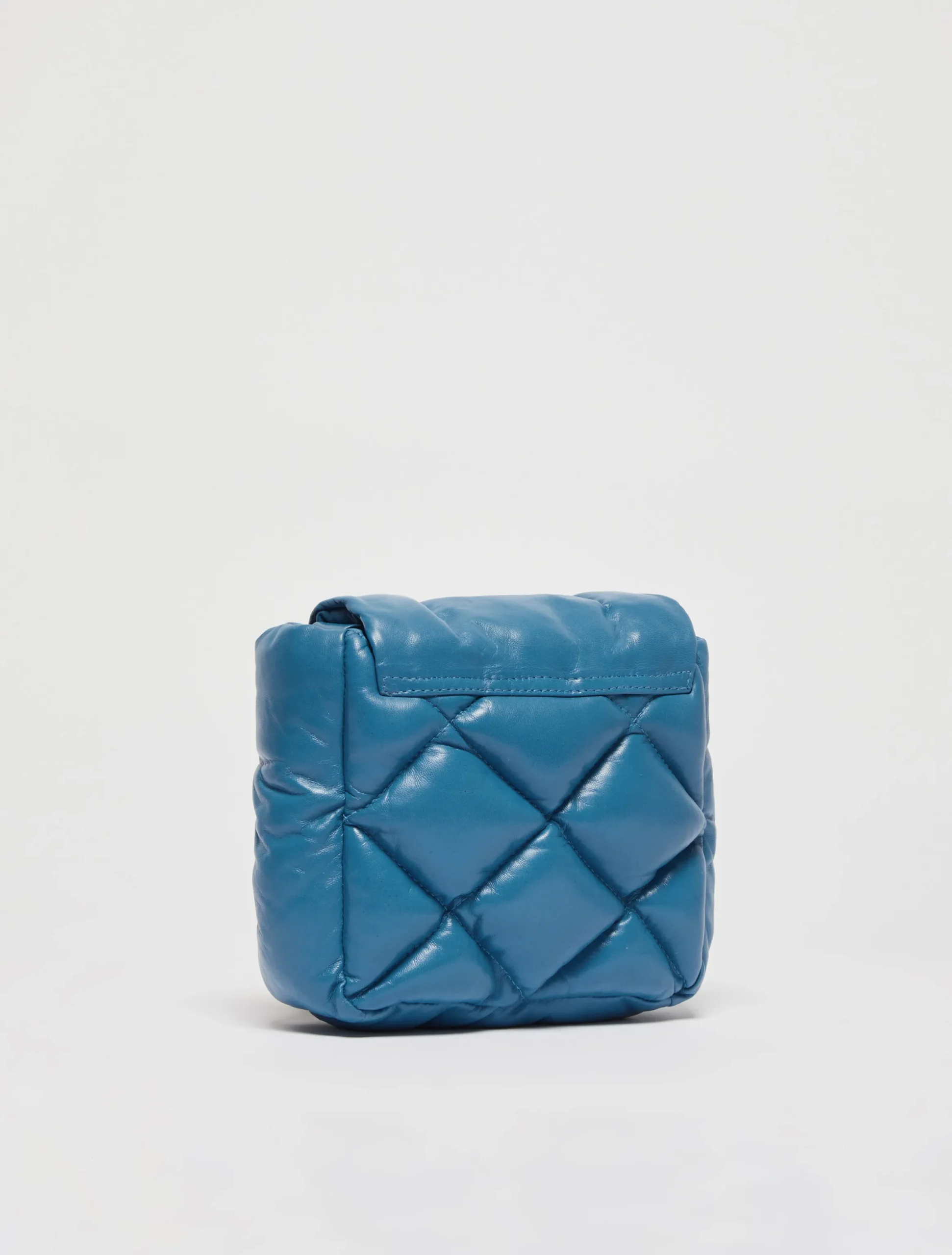 Matelassé nappa-leather mini bag