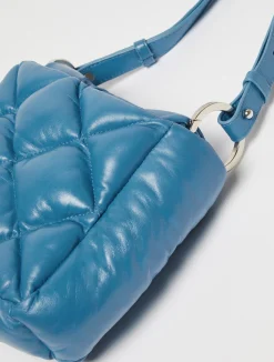 Matelassé nappa-leather mini bag