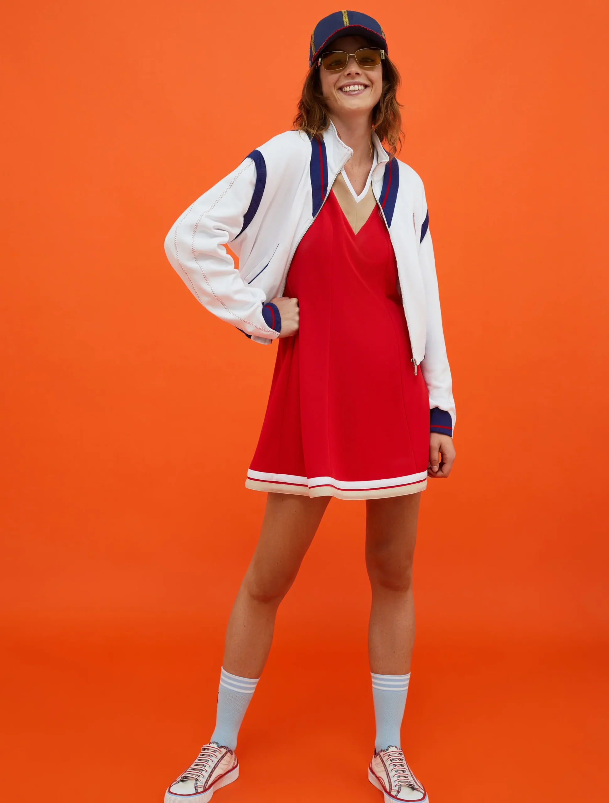 MAX&Co. with Superga canvas baseball cap