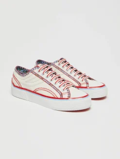 MAX&Co. with Superga canvas trainers