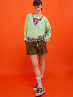 MAX&Co. with Superga canvas trainers