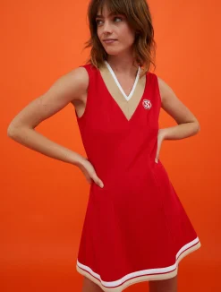 MAX&Co. with Superga cotton-piqué dress