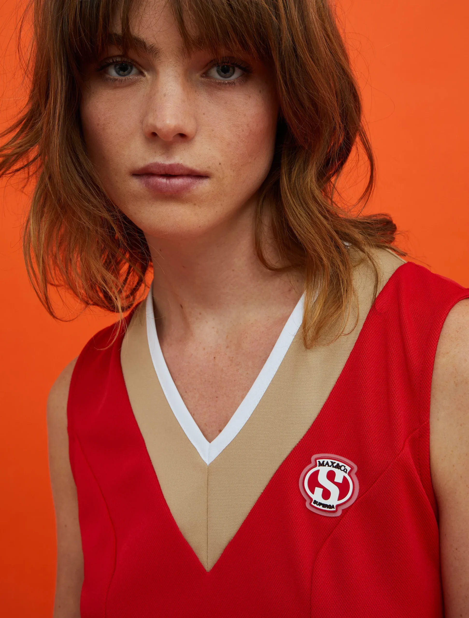 MAX&Co. with Superga cotton-piqué dress