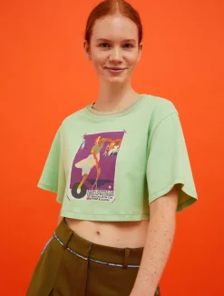 MAX&Co. with Superga cropped T-shirt