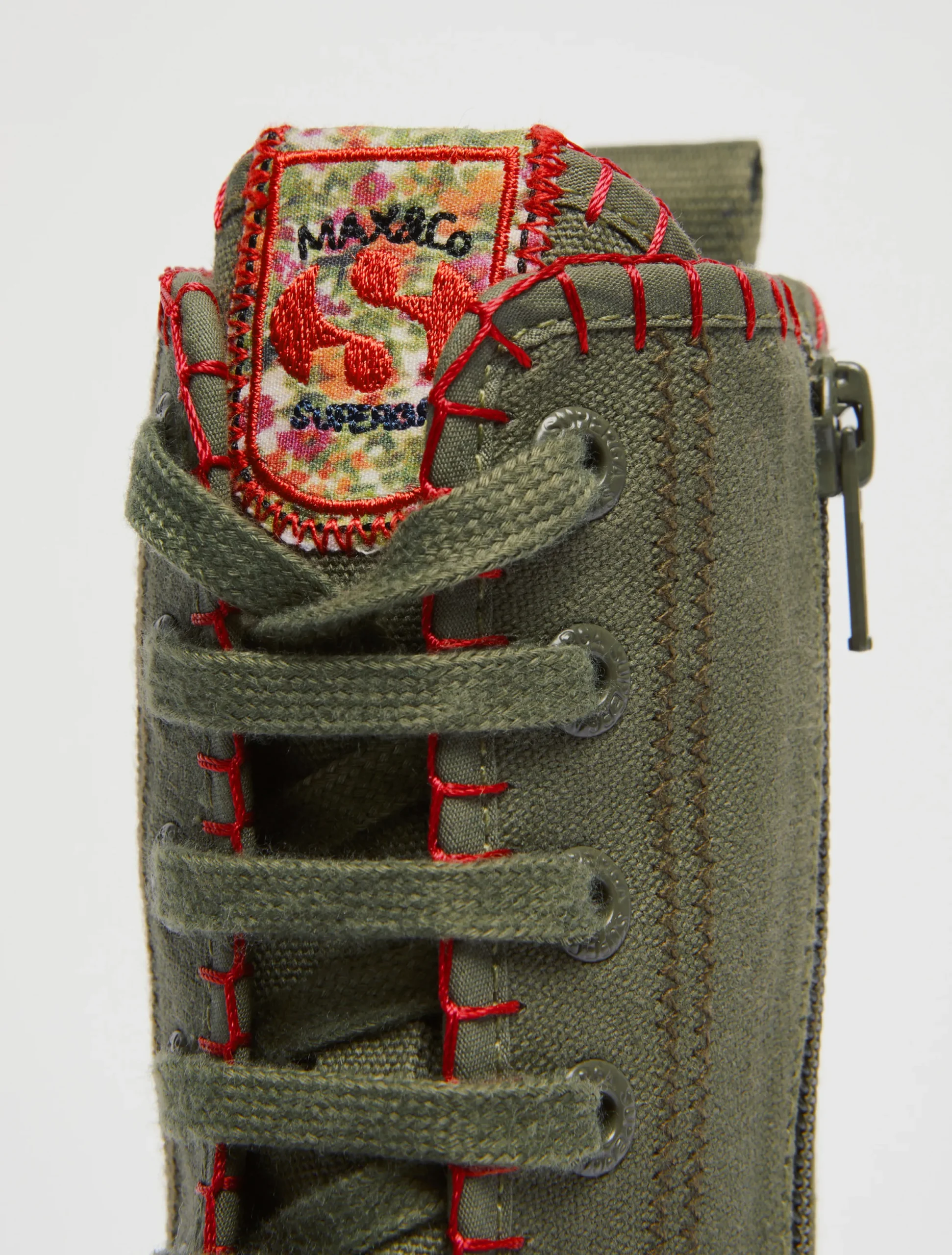 MAX&Co. with Superga high-top trainers