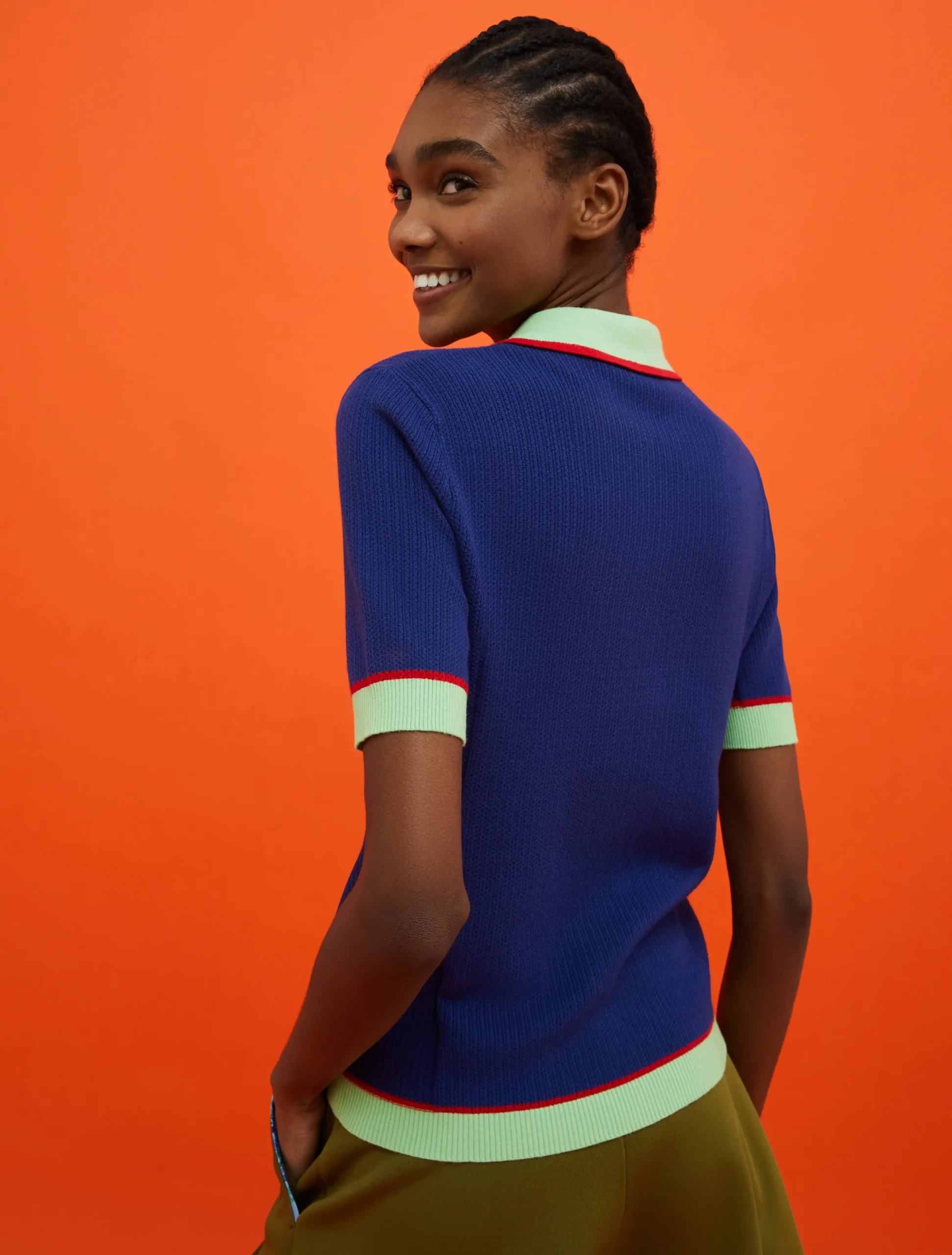 MAX&Co. with Superga knitted polo shirt