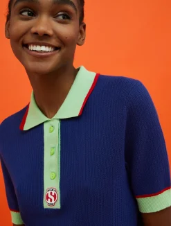MAX&Co. with Superga knitted polo shirt
