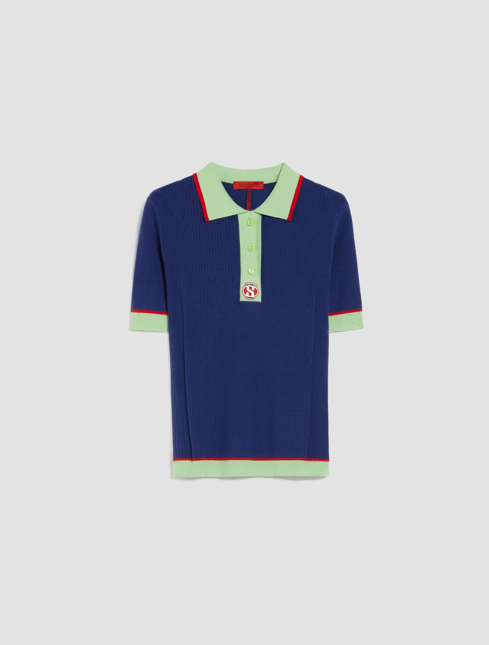 MAX&Co. with Superga knitted polo shirt