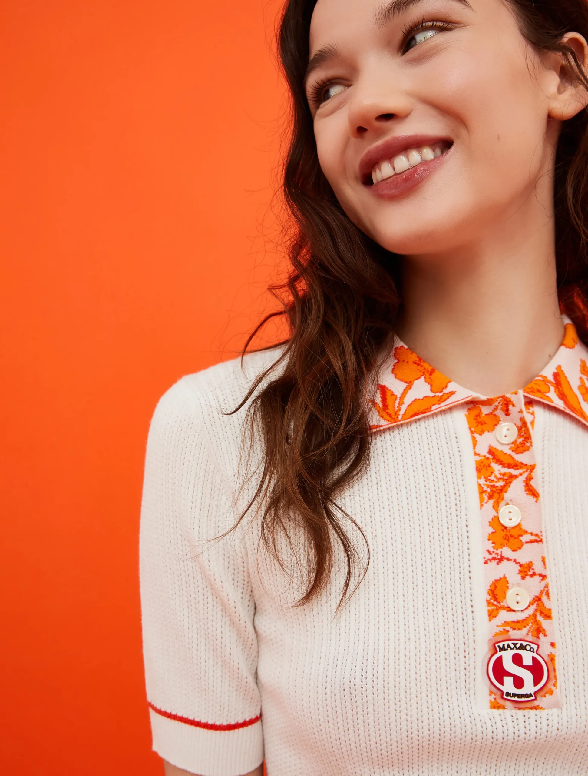 MAX&Co. with Superga knitted polo shirt