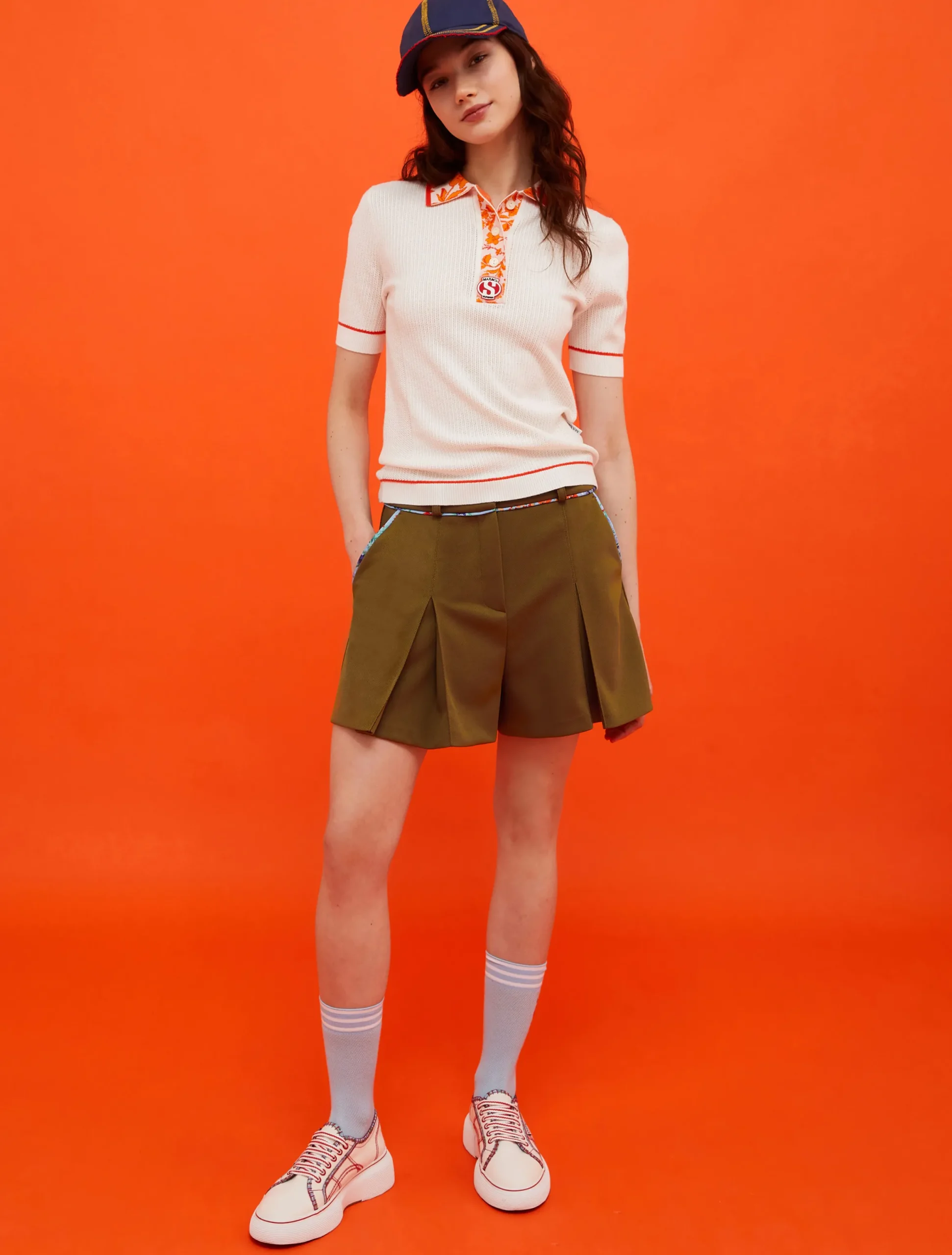MAX&Co. with Superga knitted polo shirt