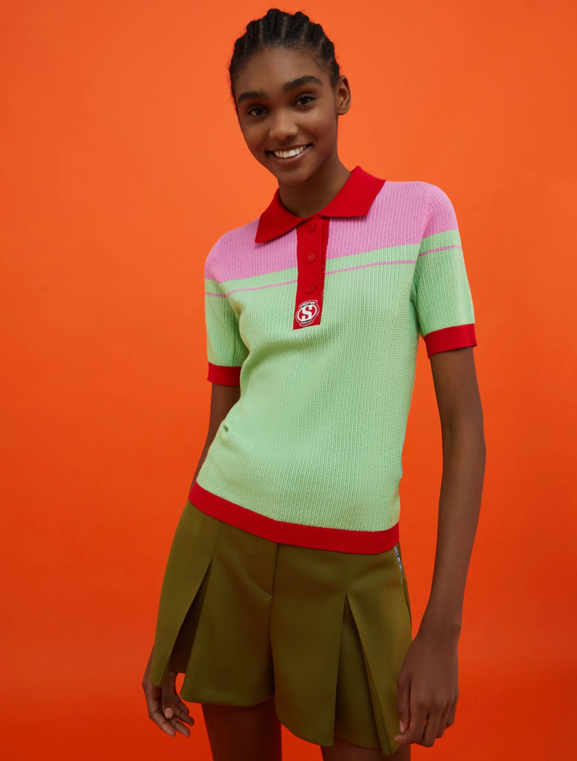 MAX&Co. with Superga knitted polo shirt