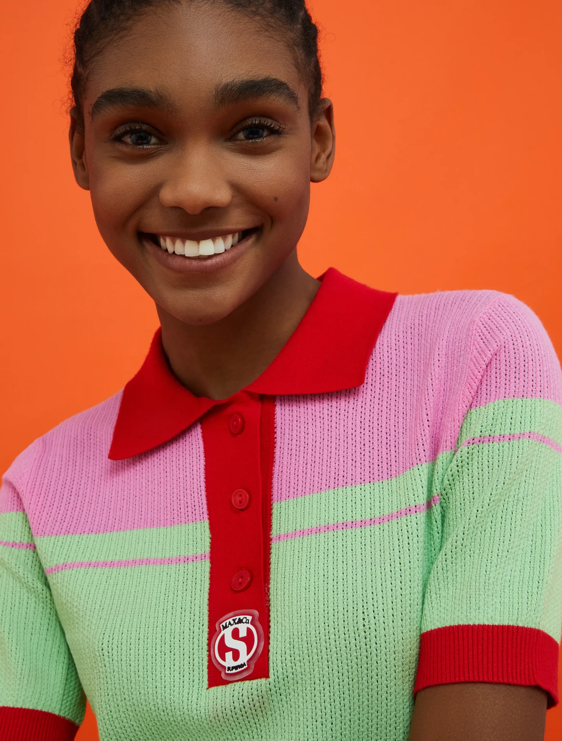 MAX&Co. with Superga knitted polo shirt
