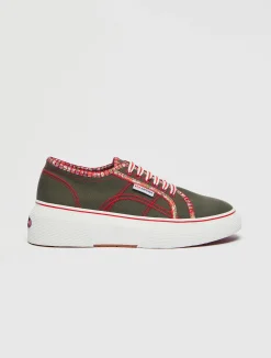 MAX&Co. with Superga patterned trainers