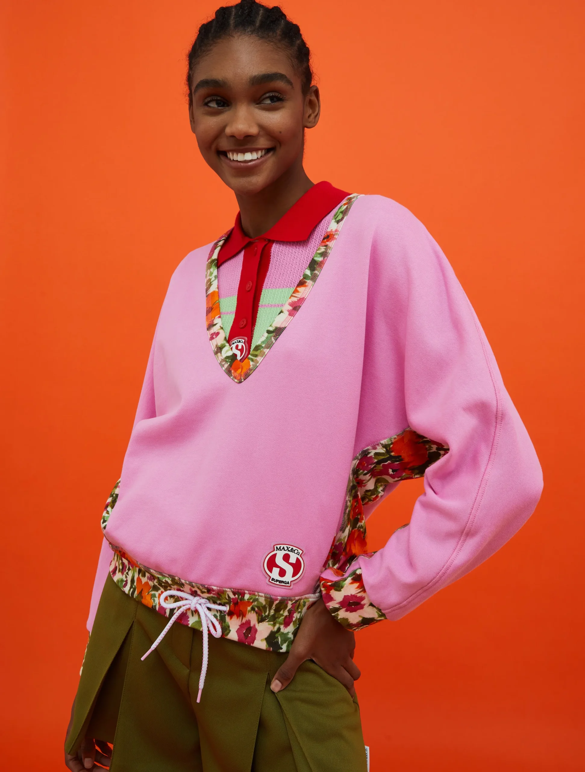 MAX&Co. with Superga printed sweatshirt