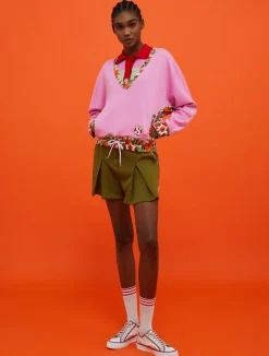 MAX&Co. with Superga printed sweatshirt