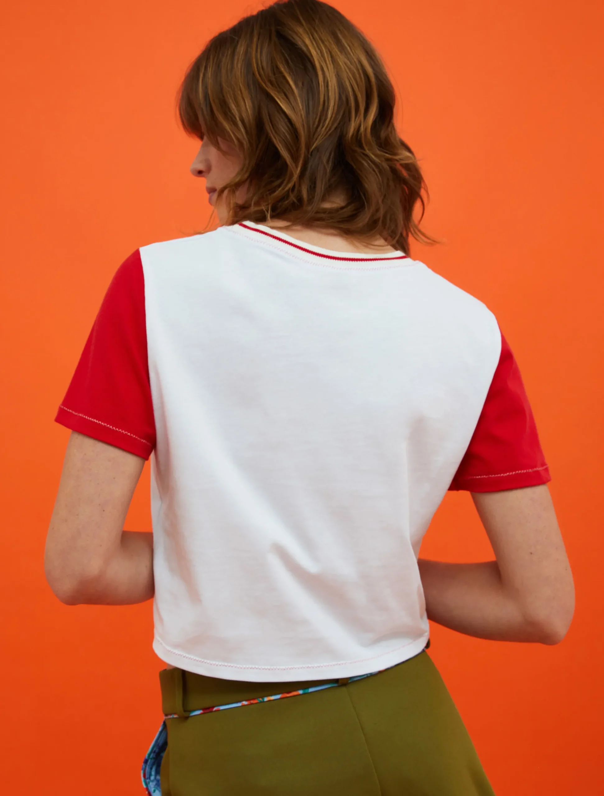 MAX&Co. with Superga printed cropped T-shirt