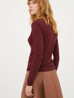 Mesh polo top