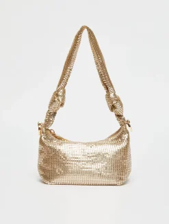 Metal mesh party bag