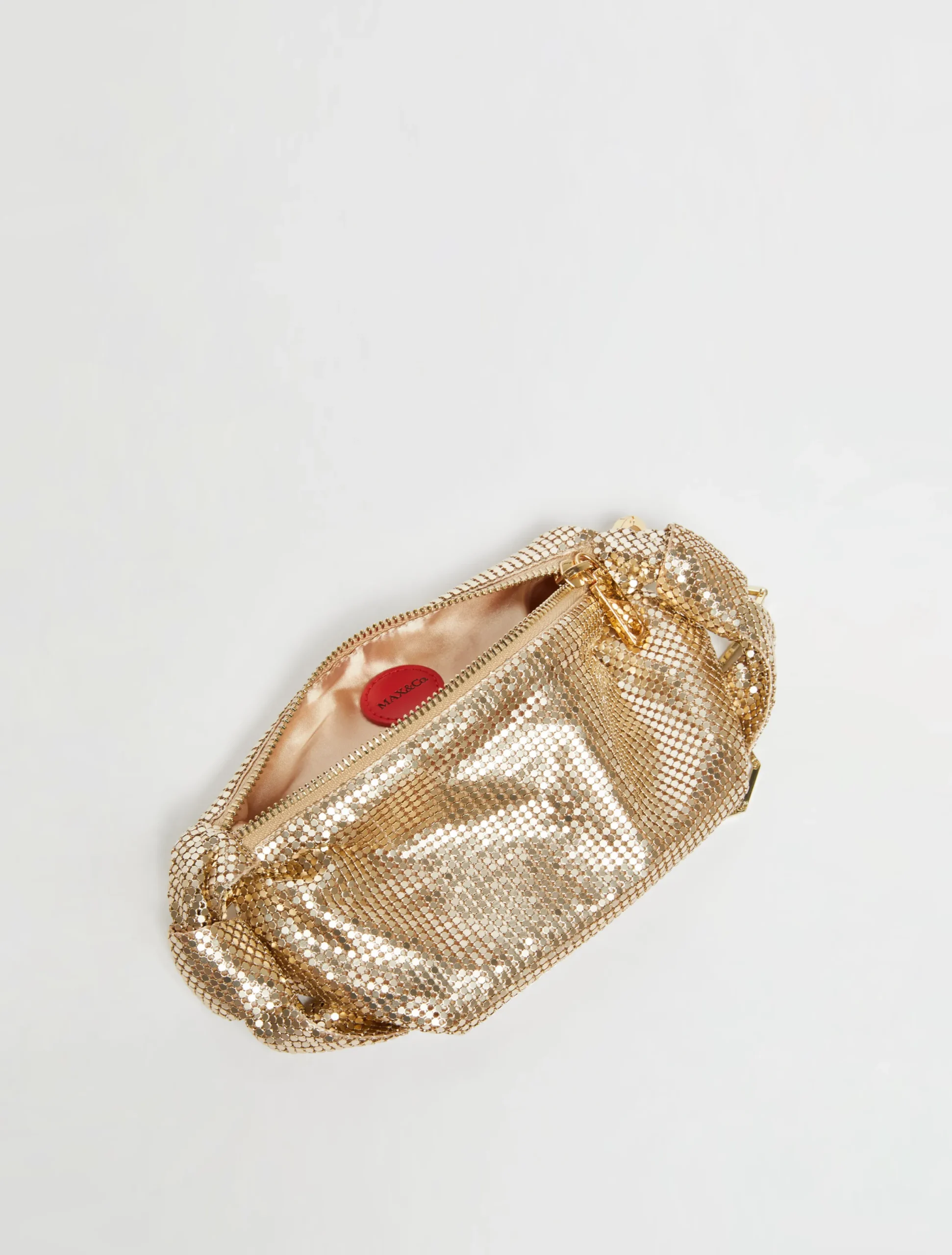 Metal mesh party bag