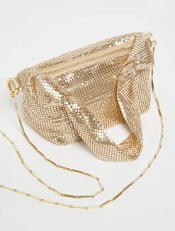 Metal mesh party bag