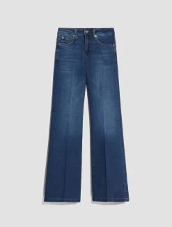 Mid-rise bootcut jeans