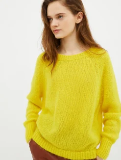 Mohair-blend pullover