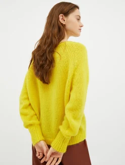 Mohair-blend pullover