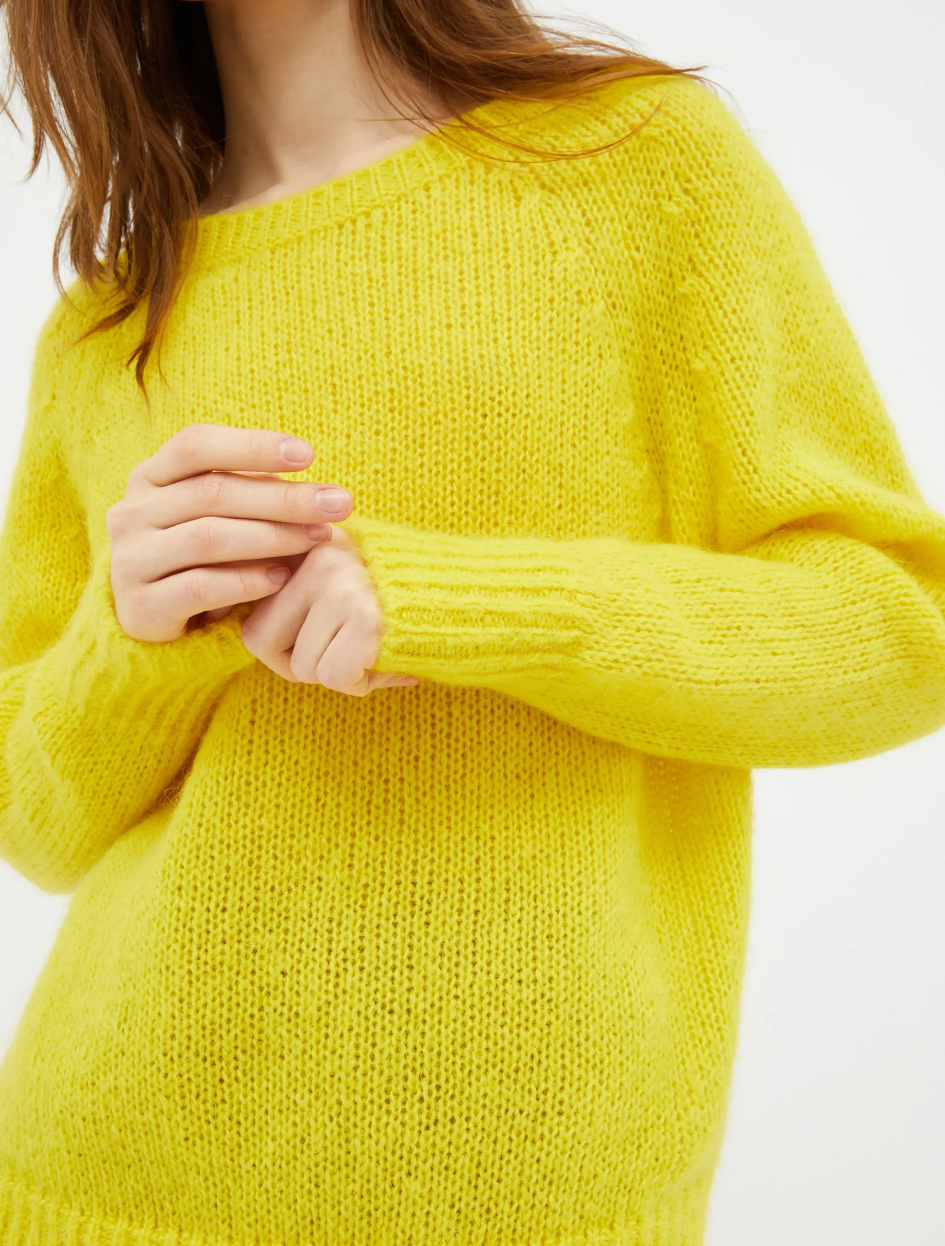 Mohair-blend pullover