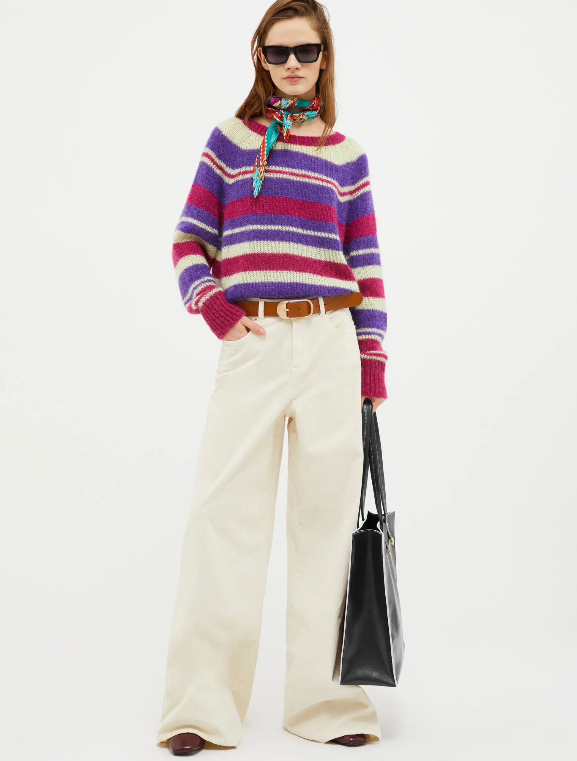Mohair-blend pullover