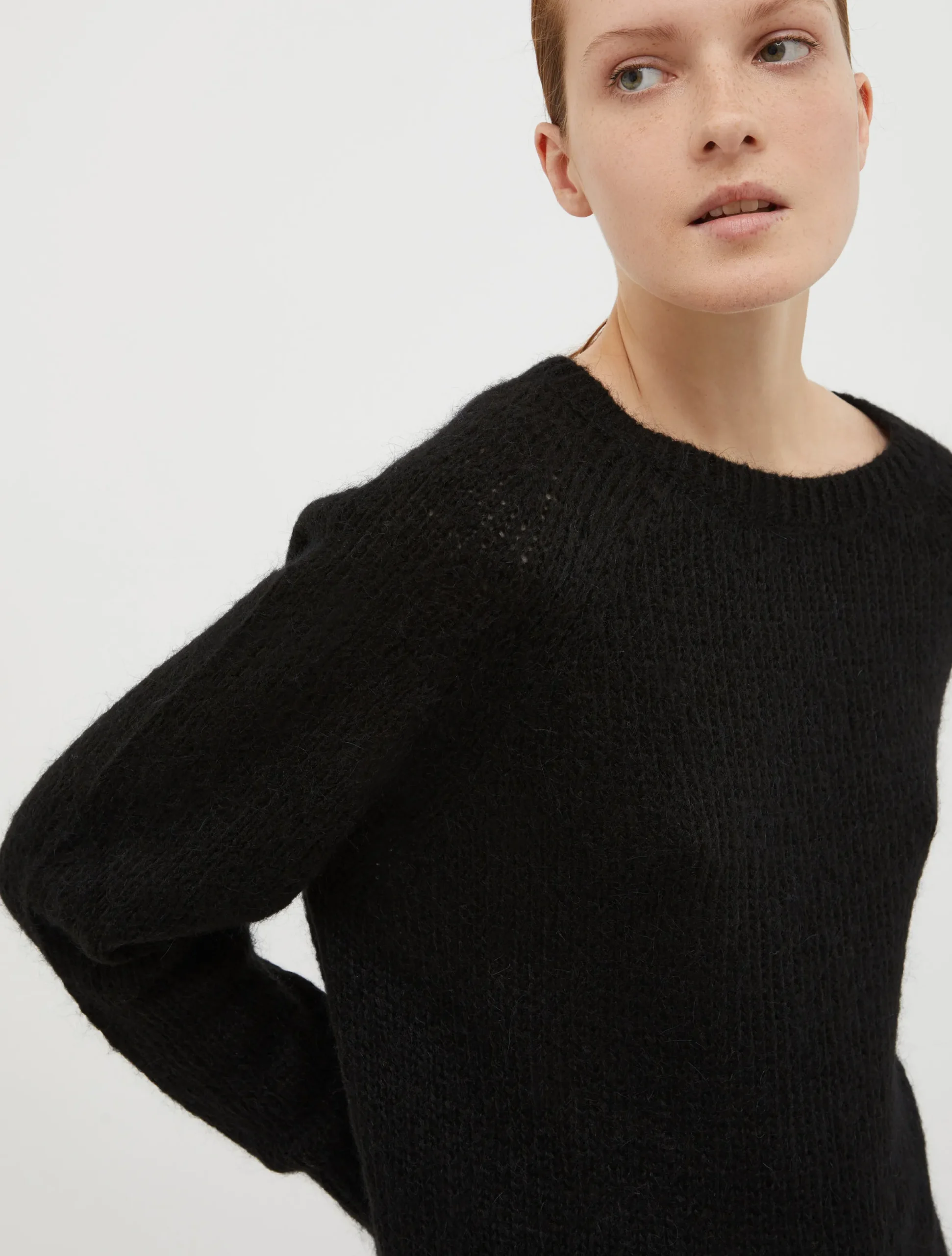 Mohair-blend pullover