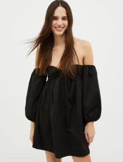 Ottoman bustier dress