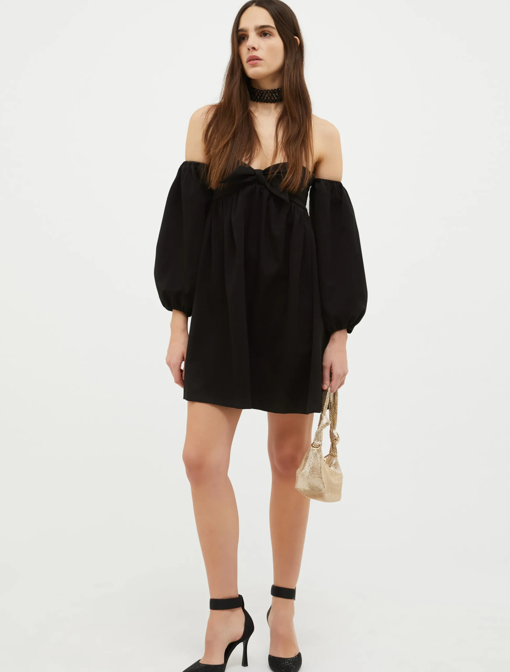 Ottoman bustier dress