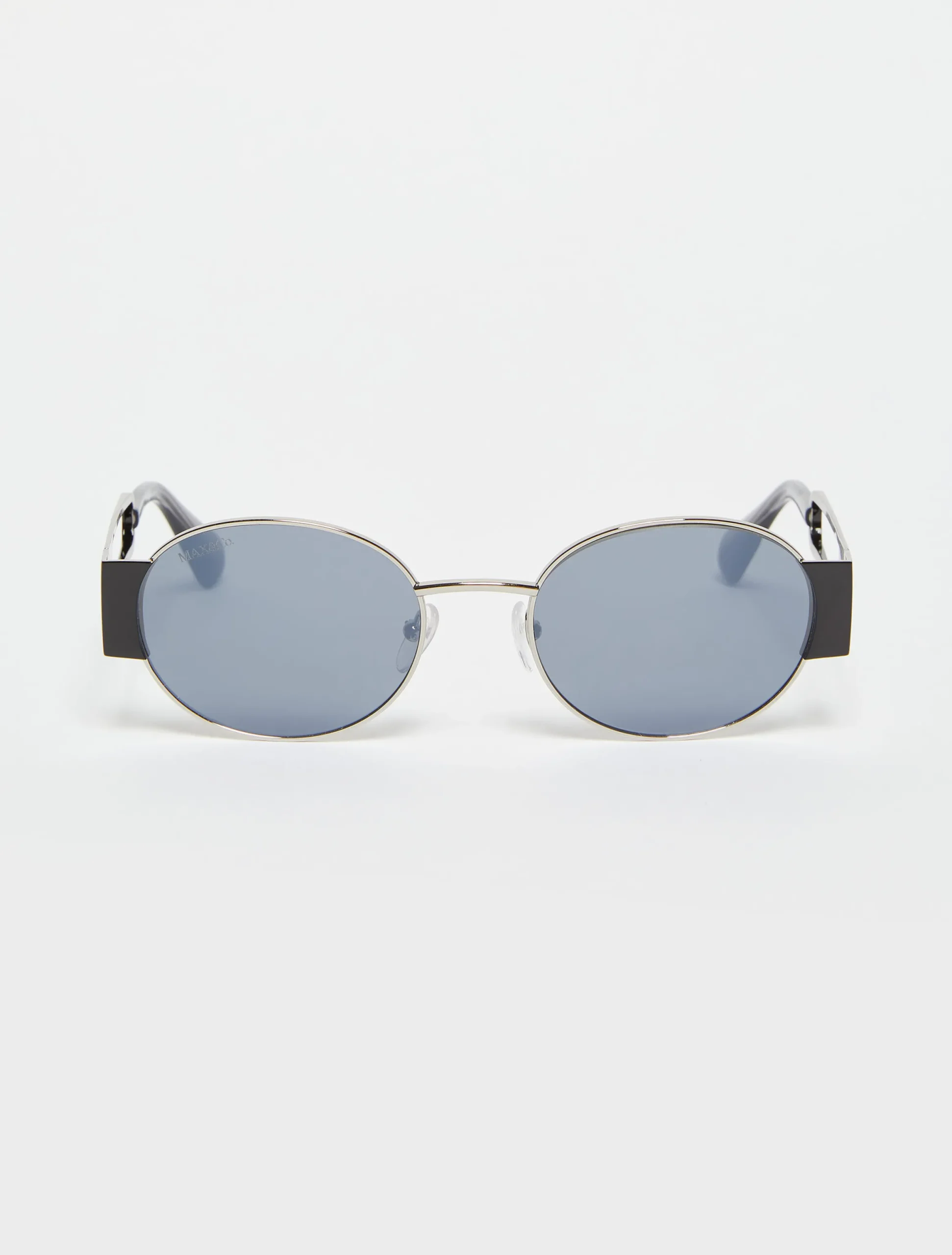 Oval metal glasses