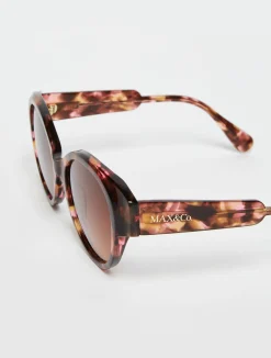 Oversized butterfly glasses