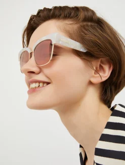 Oversized butterfly sunglasses