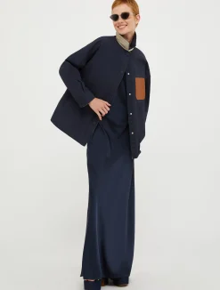 Oversized reversible shacket