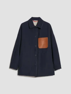Oversized reversible shacket