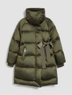 Padded feather-down puffer jacket